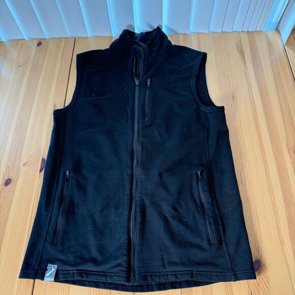 Icebreaker Other - Icebreaker Men's Black Merino Wool Vest Zip Up Outdoors Hiking M